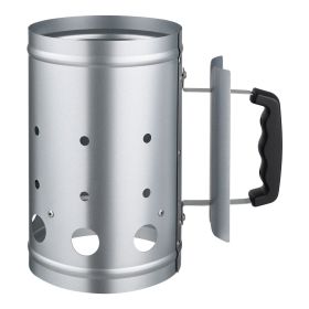 VEVOR Charcoal Chimney Starter, 4 lbs Large Capacity Coal Fireplace, Heavy Duty BBQ Steel Chimney Starter for Charcoal Grill and Barbecues