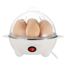 7-Capacity Electric Egg Cooker, BPA-Free, Auto-Off, Measuring Cup, Hard Boiled & Steamed Vegetables, Seafood & Dumplings